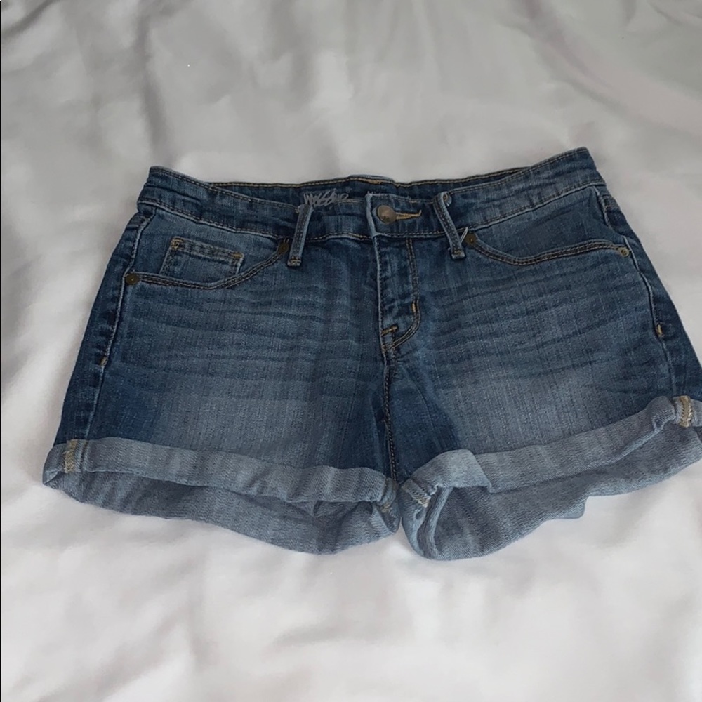 Denim shorts